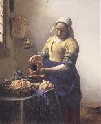 JanVermeer The Kitchen Maid oil on canvas