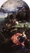 Tintoretto st.george and the dragon oil painting reproduction