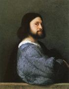 Titian portrait of a man oil painting reproduction