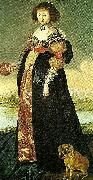 Anonymous princess magdalena sybilla oil on canvas