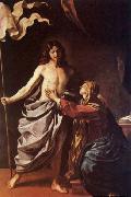 GUERCINO Apparition of Christ to the Virgin oil on canvas
