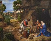 Giorgione The Allendale Nativity Adoration of the Shepherds oil painting