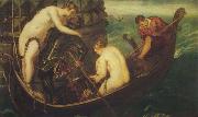 Tintoretto The Deliverance of Arsenoe oil on canvas