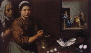 Velasquez Jesus and Maria Mada at home oil painting reproduction
