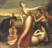 plato an allegory of happiness by julio romero de torres oil on canvas
