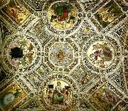 Raphael the ceiling of the stanza della segnatura, vatican palace oil painting on canvas
