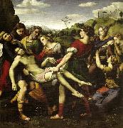 Raphael far leet :entombment oil painting on canvas
