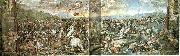 Raphael battle of the milvian bridge painting