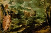 Tintoretto Christ at the Sea of Galilee oil on canvas