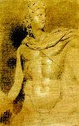 J.M.W.Turner study of the head and torso of the apollo belvedere oil on canvas