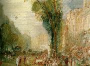 J.M.W.Turner boulevard des italiens oil on canvas