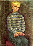 kislind portratt av en pojke painting