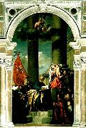 Titian pesaro altar oil painting on canvas