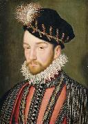 Anonymous Portrait of Charles IX of France, oil on canvas