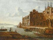 Anonymous Fancy portraial of the Scuola Grande di San Marco oil painting reproduction