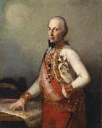 Anonymous Feldmarschall Erzherzog Karl in Uniform mit dem Grobkreuz des Militar oil painting reproduction