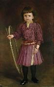 Anonymous Portrat eines Kindes mit Schlagreif oil on canvas