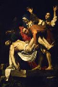 Caravaggio The Deposition of Christ painting