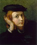 Correggio Portrait of a Young Man painting