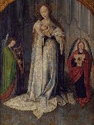 Anonymous Virgin and Child with Musician Angels painting