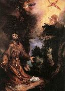 CIGOLI St Francis Receives the Stigmata oil on canvas