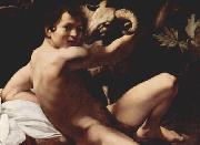 Caravaggio Johannes der Taufer painting