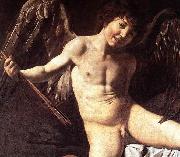 Caravaggio Amor vincit omnia. oil painting on canvas