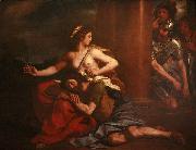 GUERCINO Samson and Delilah oil on canvas