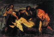 Titian The Entombment painting