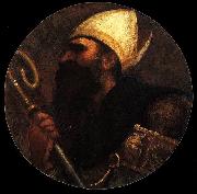 Titian St Augustine oil painting on canvas