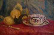 Pierre Auguste Renoir Lemons and Teacup oil on canvas