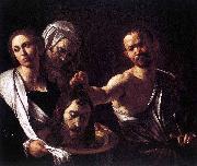 Caravaggio Salome with the Head of John the Baptist painting