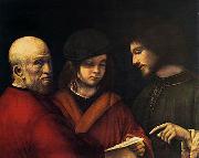 Giorgione The Three Ages of Man painting