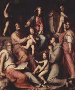 Pontormo Madonna with Child and Saints oil painting on canvas