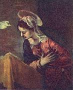 Tintoretto Maria Verkundigung oil on canvas