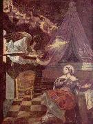 Tintoretto Verkundigung oil on canvas