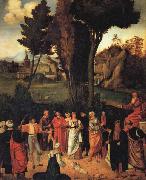 Giorgione THe Judgment of Solomon oil on canvas