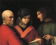 Giorgione The Singing Lesson oil on canvas