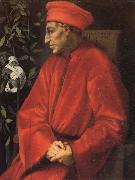 Pontormo Portrait of Cosimo il Vecchio painting
