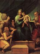 Raphael The Madonna of the Fish oil on canvas