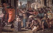 Raphael The Sacrifice at Lystra oil on canvas