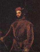 Titian Portrait of Ippolito de'Medici in a Hungarian Costume oil on canvas