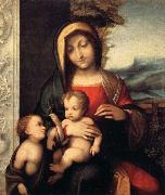 Correggio Madonna and Child with the Young Saint John oil on canvas