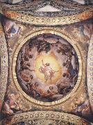 Correggio Vision of Saint john on the Island of Patmos,cupola oil on canvas