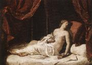 GUERCINO The Dying Cleopatra oil on canvas