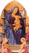 MASACCIO Madonna with Child and Angels oil on canvas