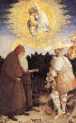 PISANELLO The Virgin and Child with St. George and St. Anthony the Abbot oil painting