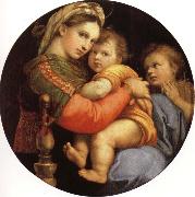 Raphael Madonna of the Chair oil on canvas
