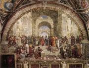 Raphael School of Athens oil on canvas