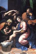 Raphael The Holy Family,known as the Great Holy Family of Francois I (mk05) oil on canvas